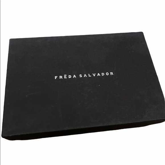 NEW FREDA SALVADOR Black GLIDE Studded MULE sz 10 - Picture 4 of 14